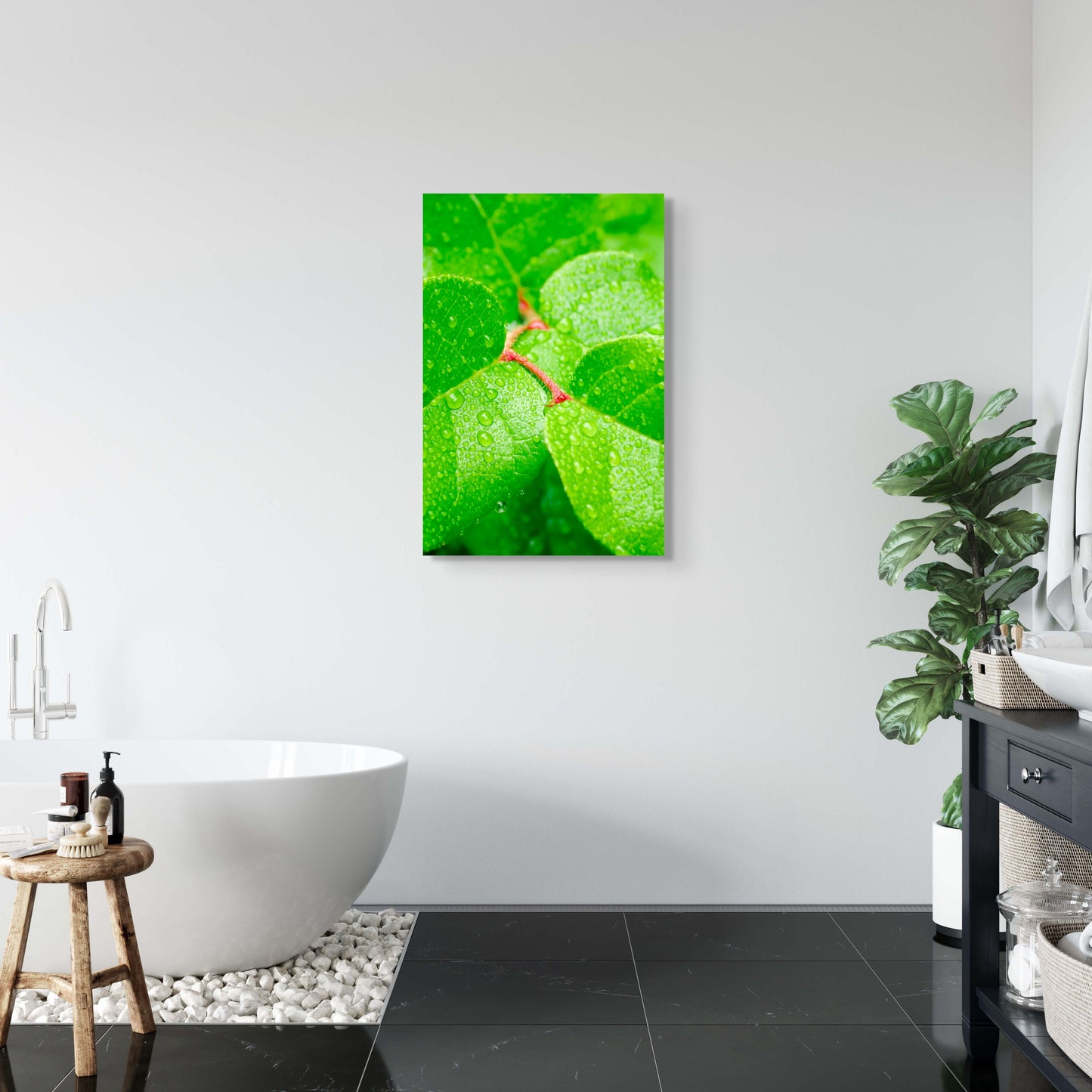 Salal and Stem