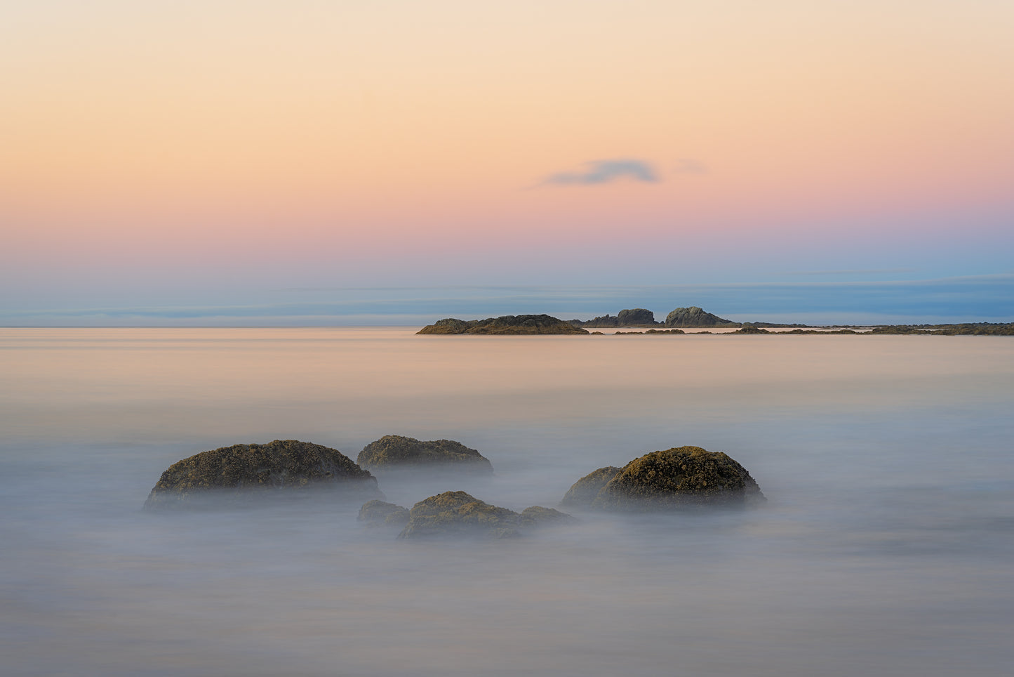 Beach Boulders at Dawn