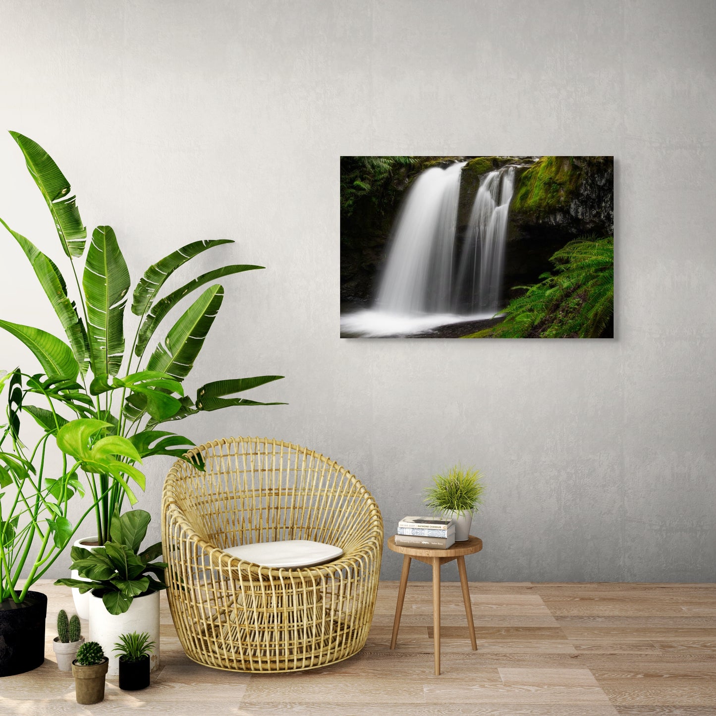 Waterfall Grotto and Ferns