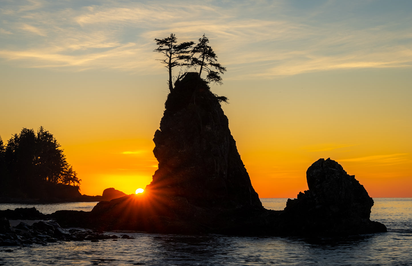 Art Card: Sea Stack Sunset