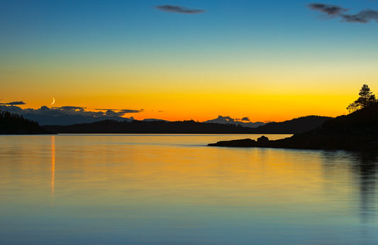 Art Card: Salish Sea Moonrise