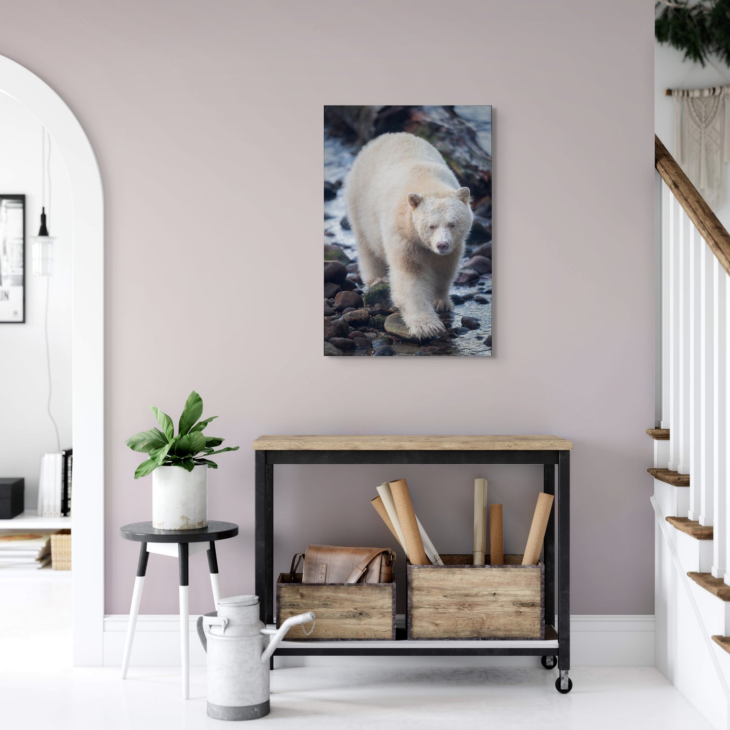 Streamside Spirit Bear